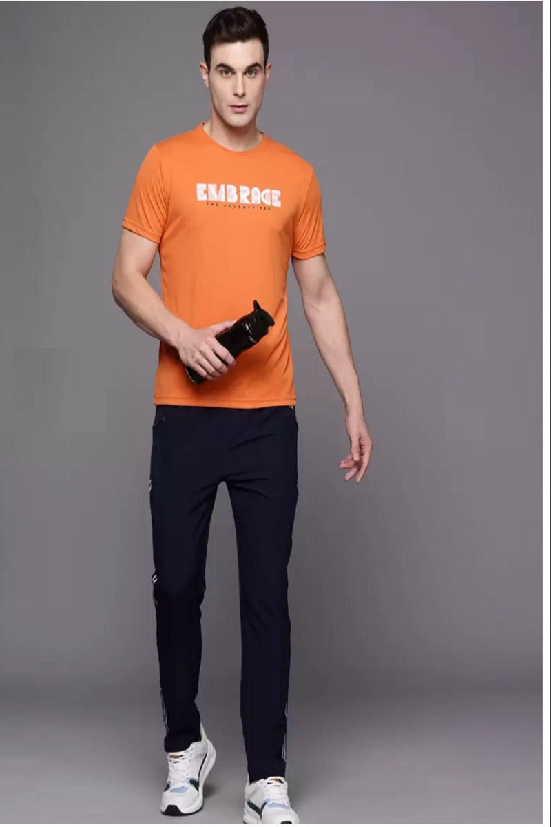 Attitude Men's Regular Fit Lower– Cotton Blend Joggers with Elastic Waistband & Pockets |