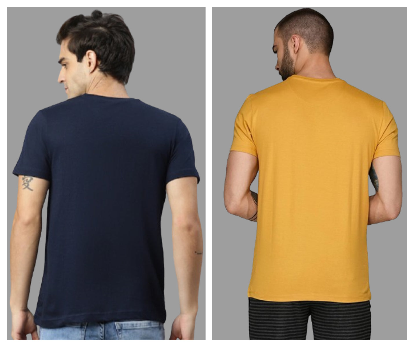 Attitude Combo Tryngl Printed Half Sleeves T-shirts