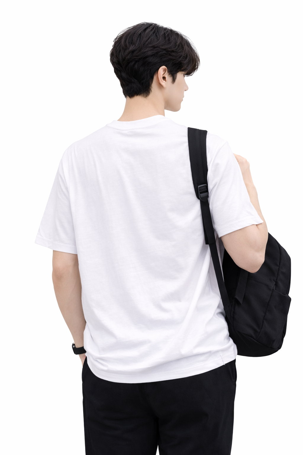 Attitude Start of Fashion White Crew Neck T-Shirt for Men – Attitude Graphic Print