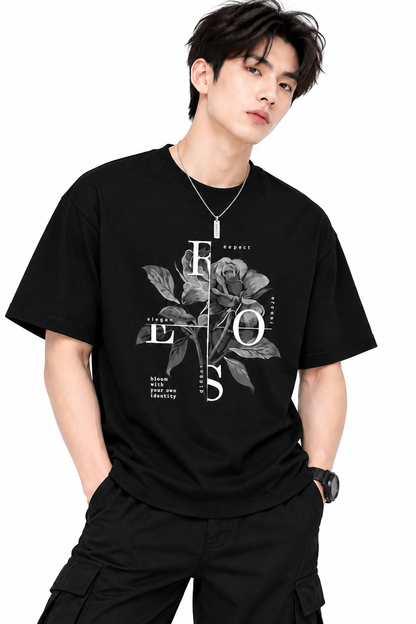 Attitude T-Shirts for Men | Oversized Printed T-Shirt |  100% Pure Cotton T Shirt