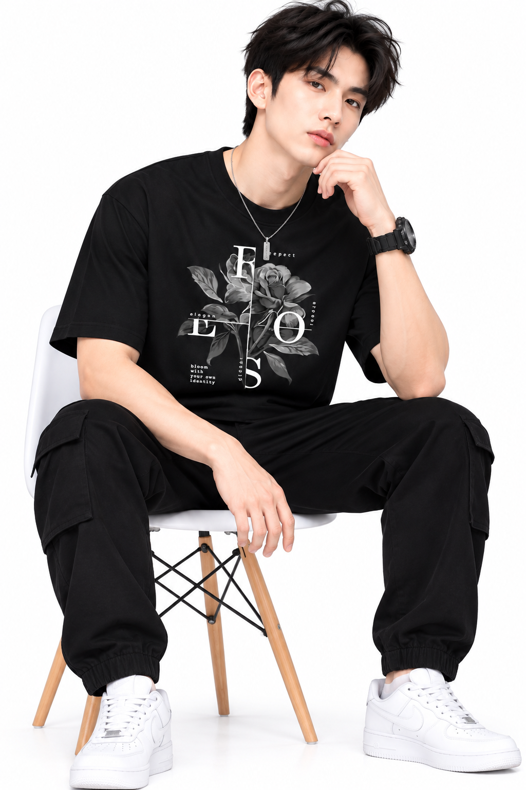 Attitude T-Shirts for Men | Oversized Printed T-Shirt |  100% Pure Cotton T Shirt