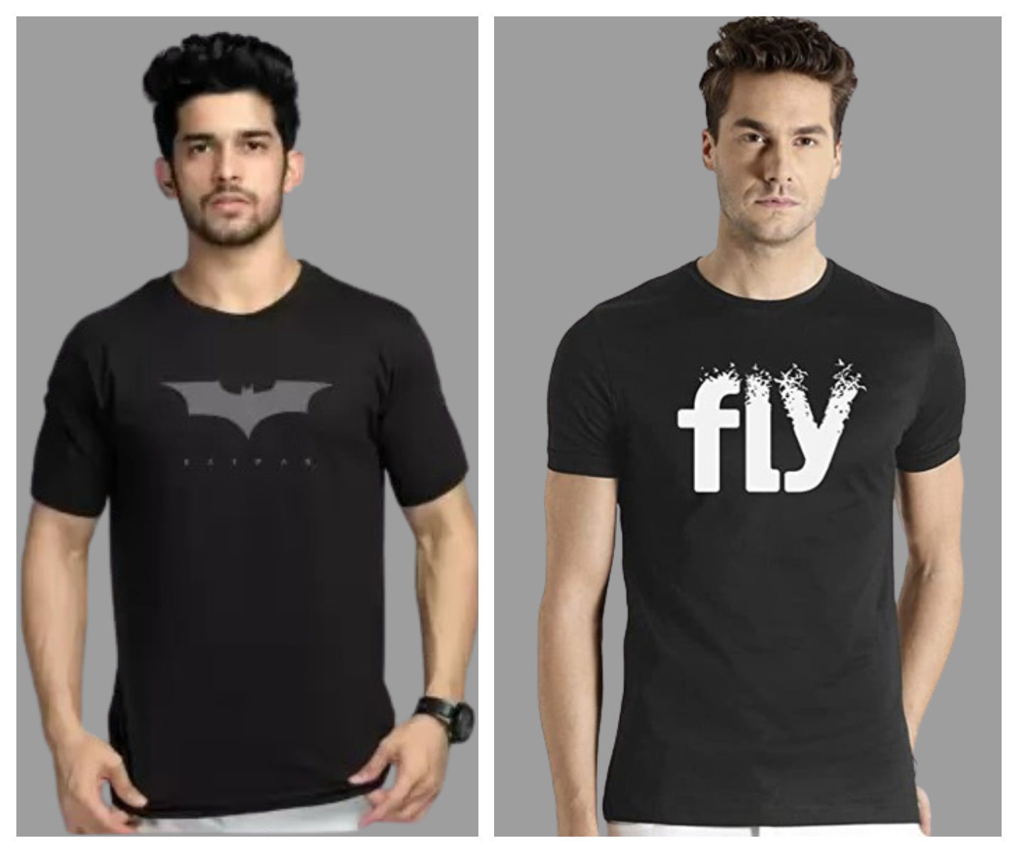 Attitude Combo Printed Half Sleeves T-shirts