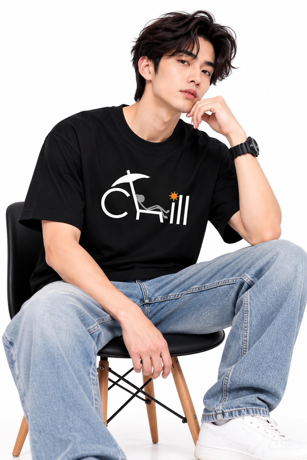 Attitude T-Shirts for Men | Printed T Shirt | 100% Pure Cotton Oversized Tee