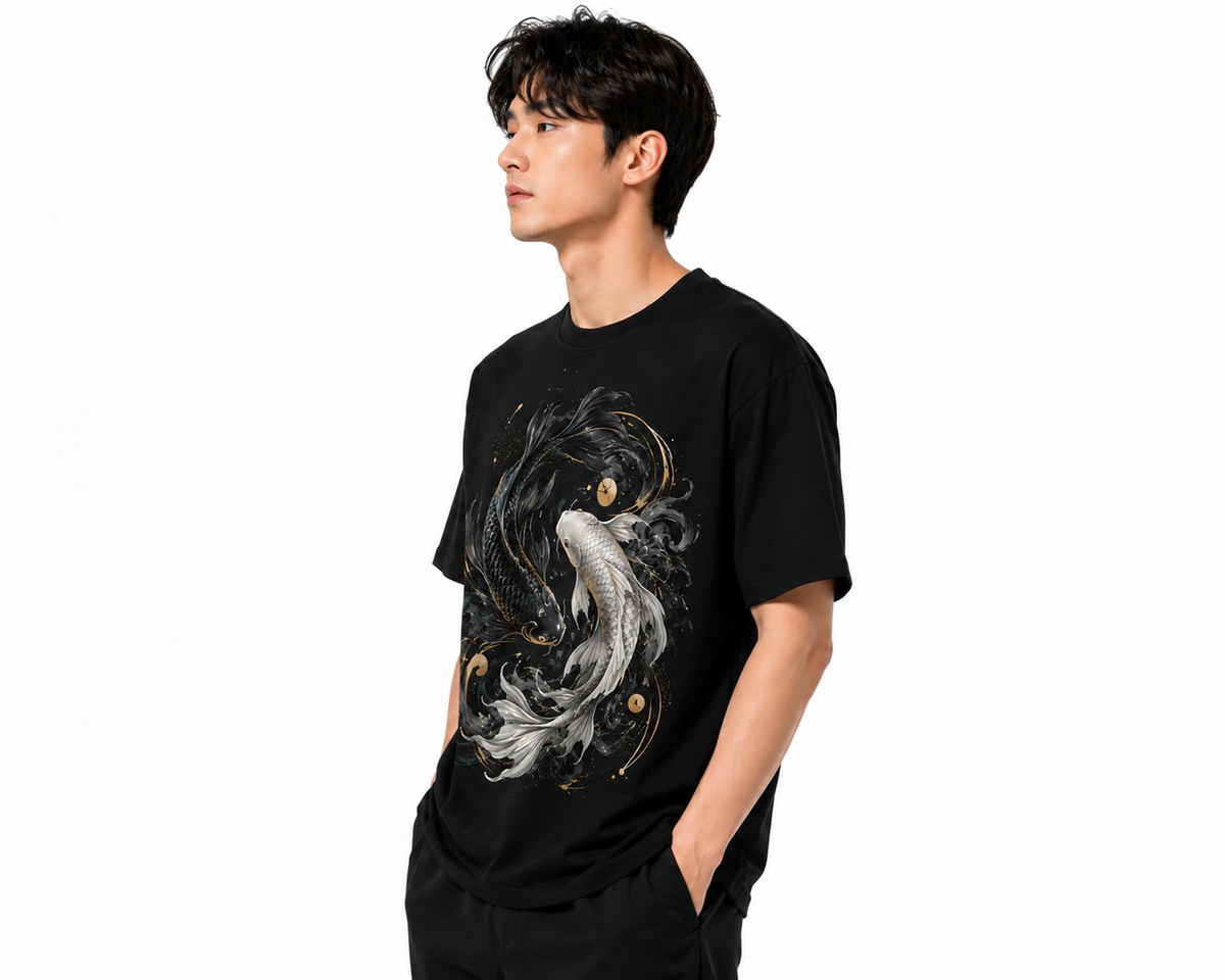 Attitude Fish Oversized T-Shirt