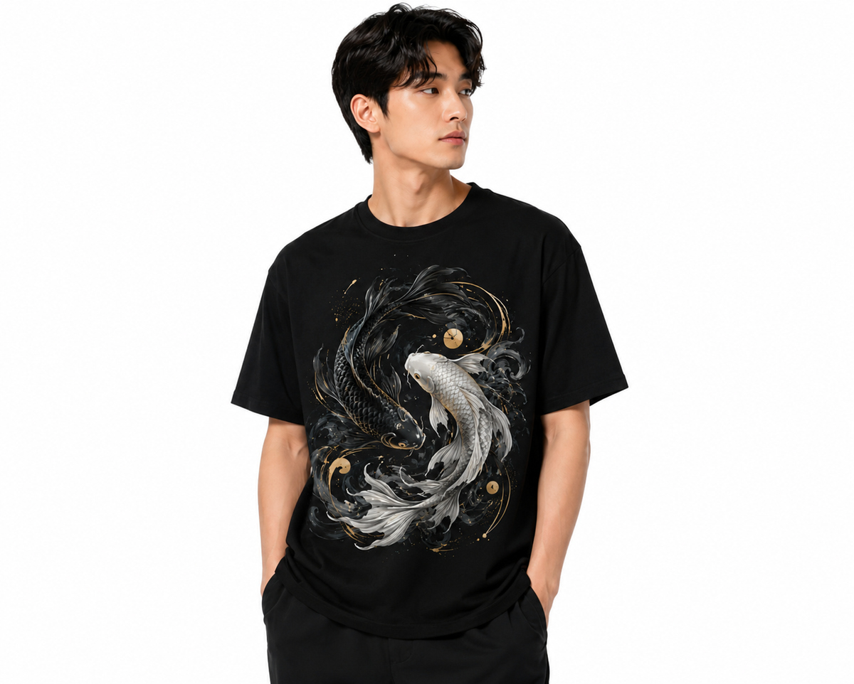 Attitude Fish Oversized T-Shirt