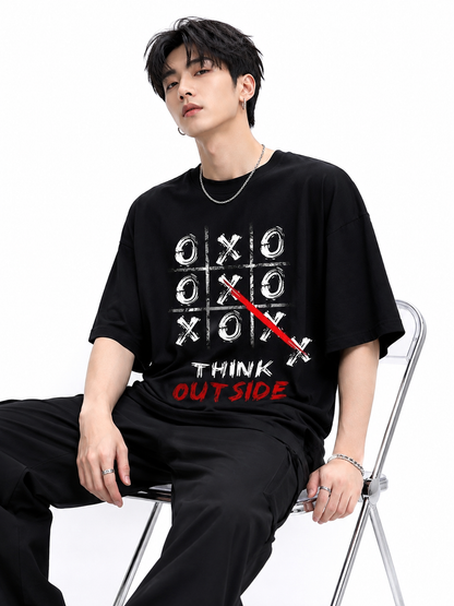 Attitude Men's Slogan Graphic Printed  T-Shirt |  Art Design | Premium Cotton  Casual Round Neck Tee for Men