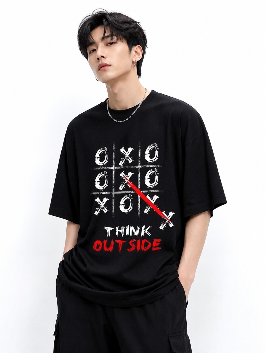 Attitude Men's Slogan Graphic Printed  T-Shirt |  Art Design | Premium Cotton  Casual Round Neck Tee for Men