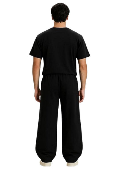 Attitude Men's Regular Fit Over Size Print Lower– Cotton Blend Joggers with Elastic Waistband & Pockets |