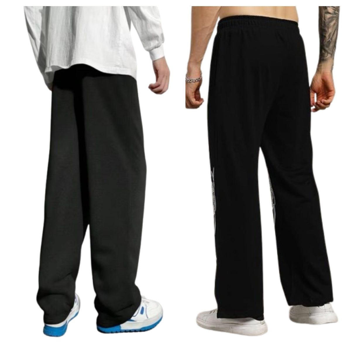 Attitude Combo Men's Regular Fit Printed Lower– Cotton Blend Joggers with Elastic Waistband & Pockets |