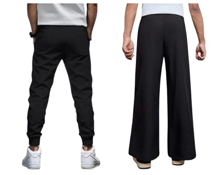 Attitude Men's Regular Fit Printed Baggy– Cotton Blend Joggers