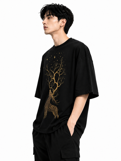 Attitude T-Shirts for Men | Oversized T-Shirt | Wild Life Printed t shirt | 100% Pure Cotton T Shirt