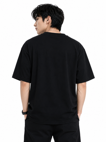 Attitude T-Shirts for Men | Oversized Slogan Printed T-Shirt for Men | Cotton T Shirt For Men