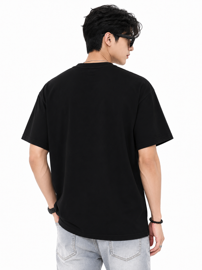 Attitude Men's Skull Graphic Printed  T-Shirt | Premium Cotton Casual Round Neck Tee for Men