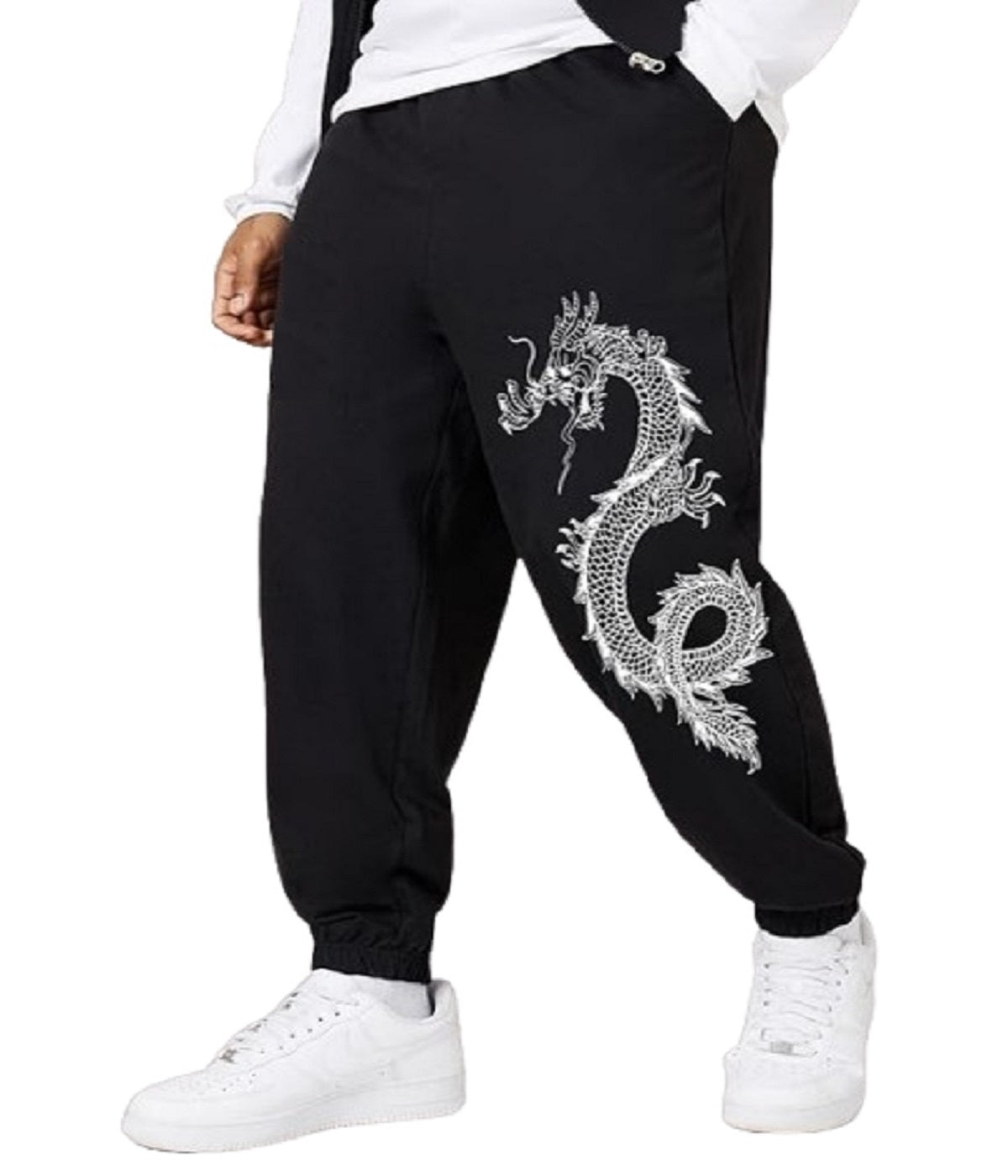 Attitude Men's Regular Fit Printed Lower– Cotton Blend Joggers with Elastic Waistband & Pockets |