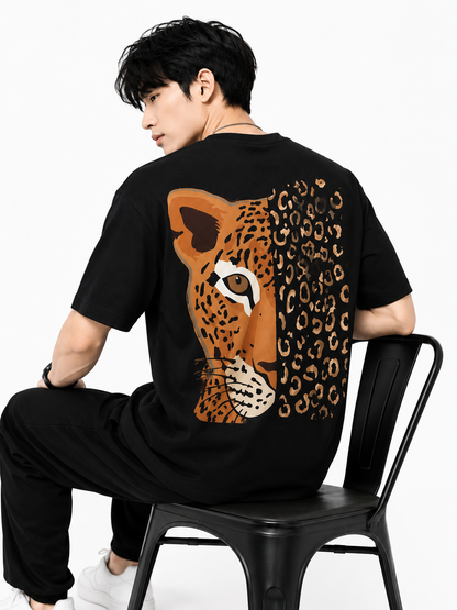 Attitude T-Shirts for Men | Oversized Printed T-Shirt | Wild Life | Cotton T Shirt For Men