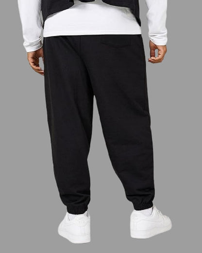 Attitude Men's Regular Fit Lower– Cotton Blend Joggers with Elastic Waistband & Pockets |