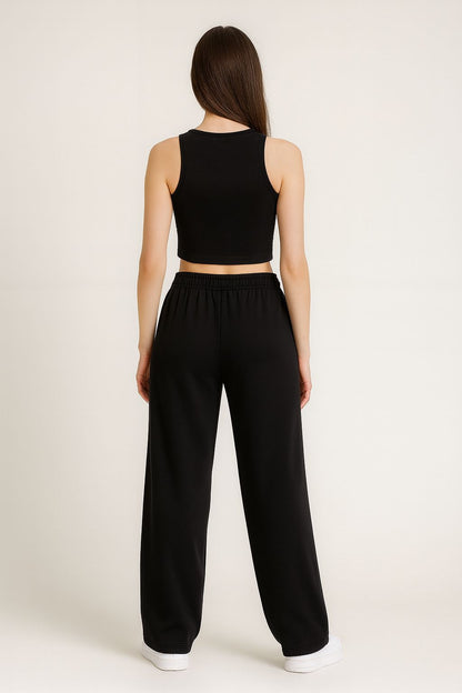 Attitude Girl's Regular Fit Printed Baggy Lower