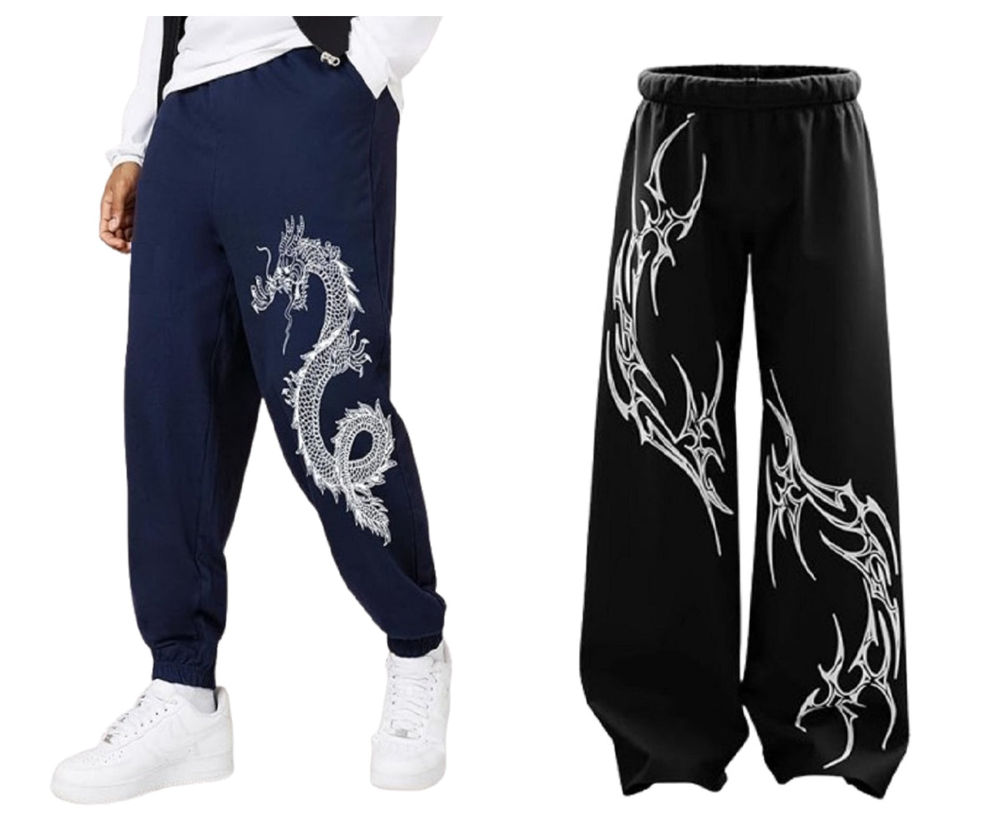 Attitude Combo Men's Regular Fit Printed Lower– Cotton Blend Joggers with Elastic Waistband & Pockets |