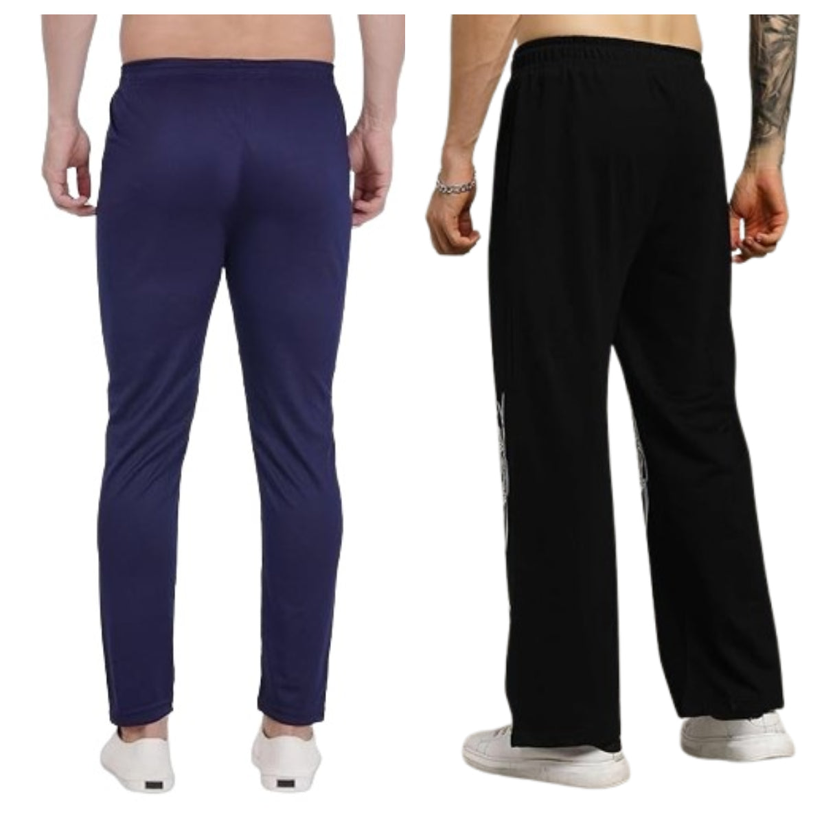 Attitude Combo Men's Regular Fit Printed Lower– Cotton Blend Joggers with Elastic Waistband & Pockets |