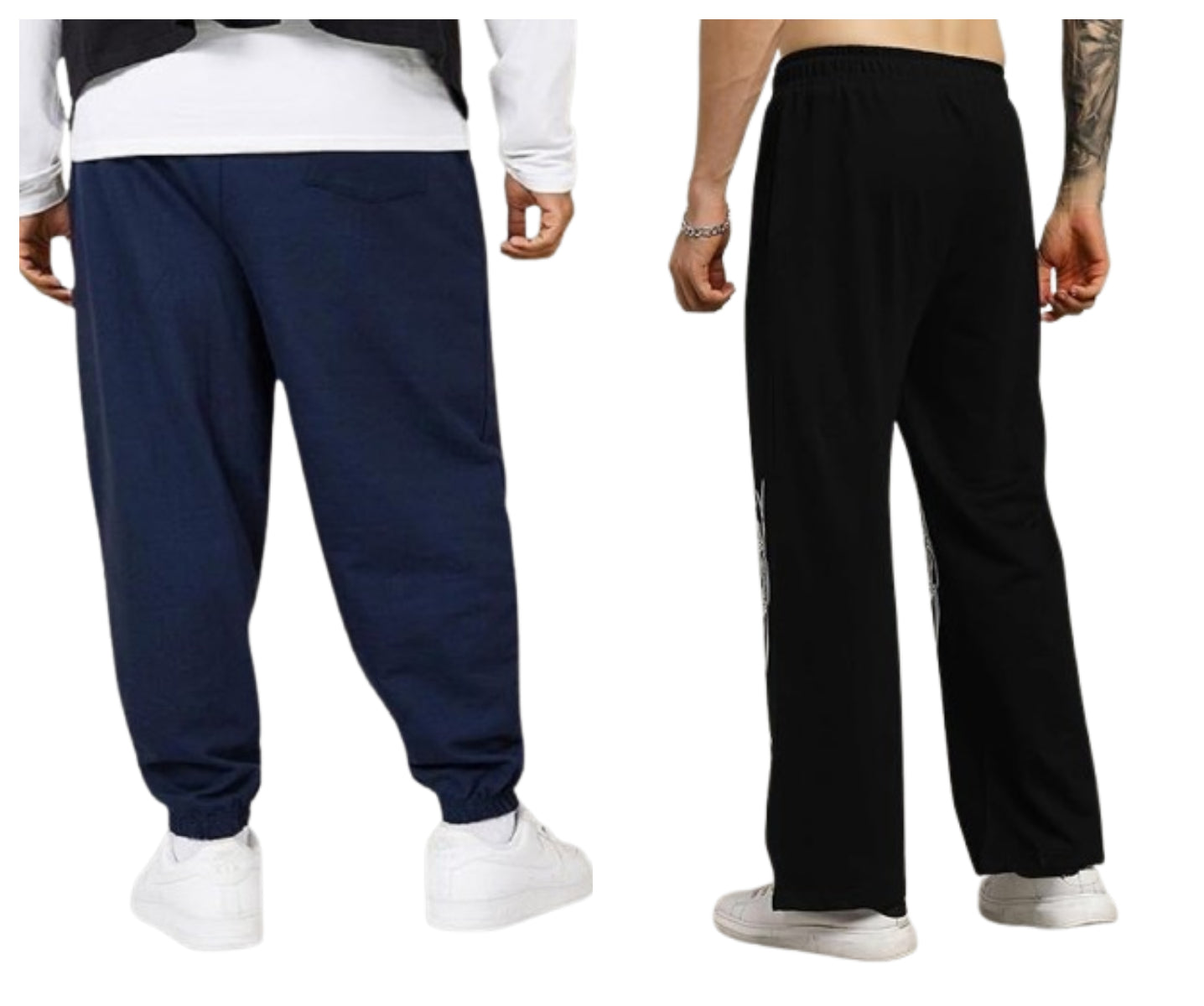 Attitude Combo Men's Regular Fit Printed Lower– Cotton Blend Joggers with Elastic Waistband & Pockets |