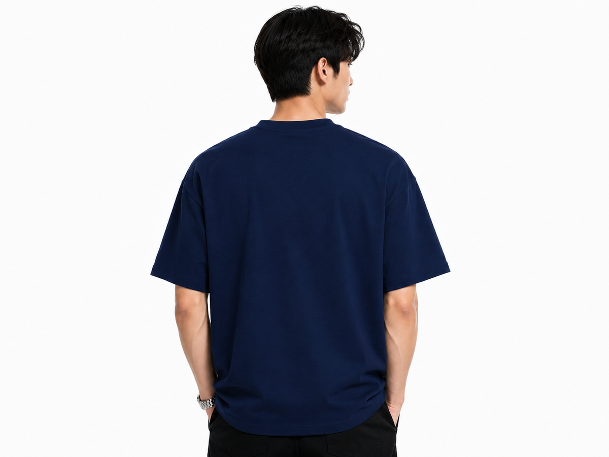Attitude Men's Oversized Graphic T-Shirt for Men | Soft Cotton | Drop Shoulder Relaxed Fit | Printed Casual Tshirt for Men