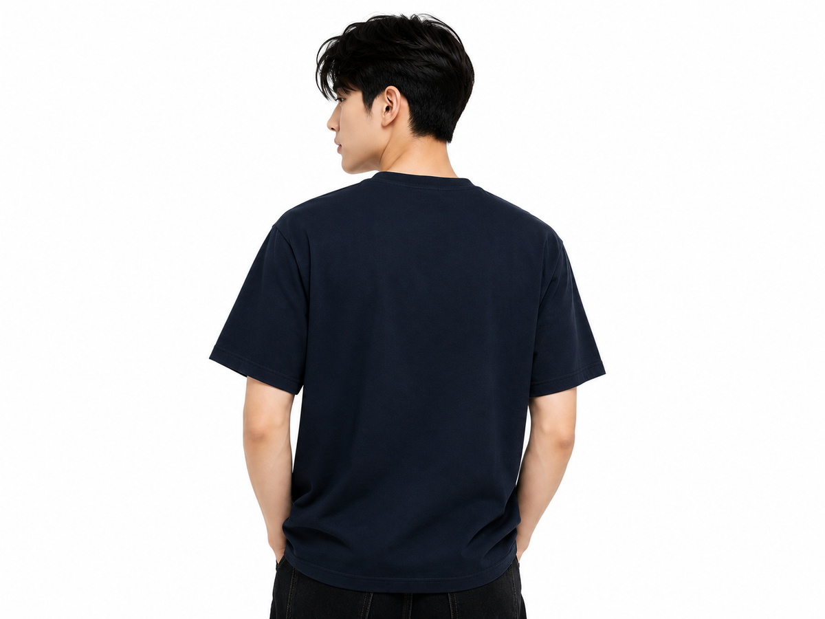 Attitude Eagle Graphic Oversized T-Shirt for Men