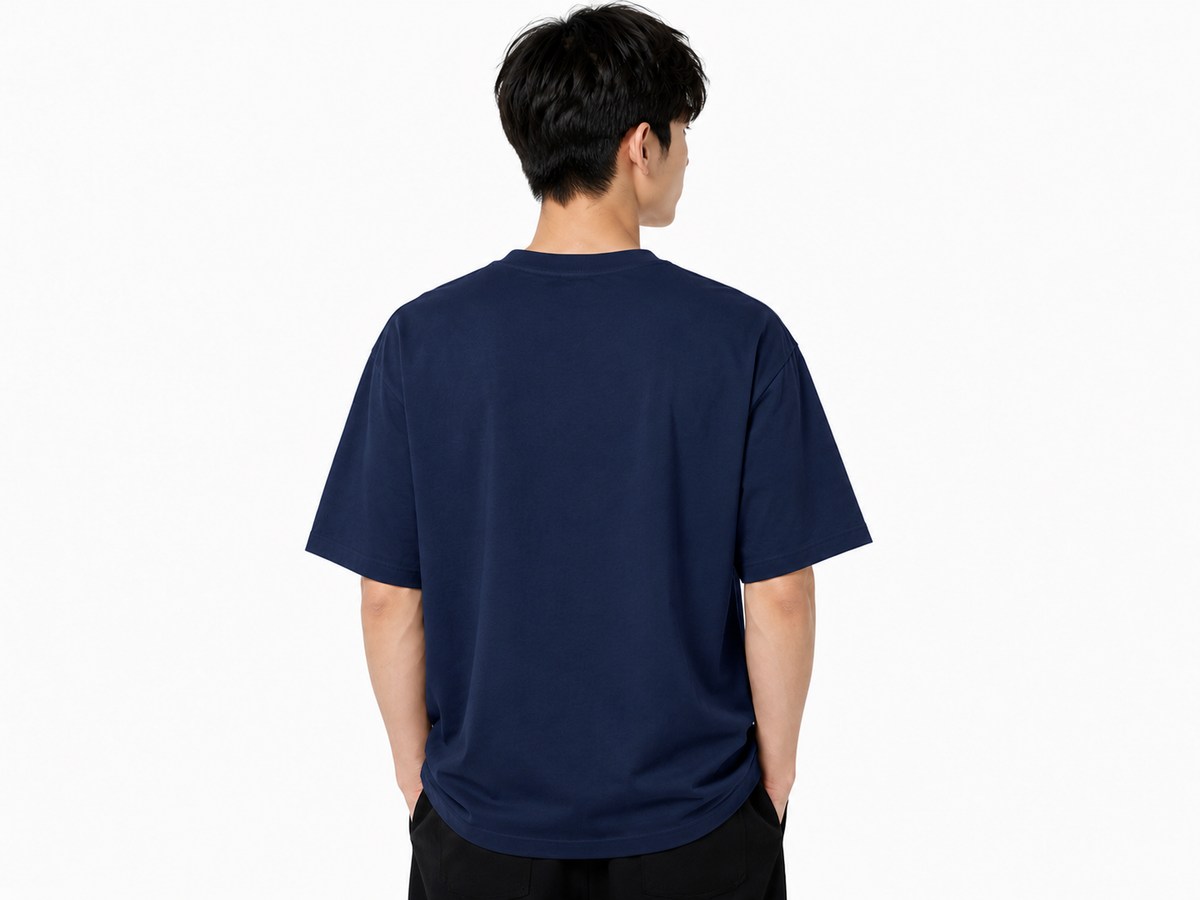 Attitude Men Typography Printed Oversized T-Shirt - Men