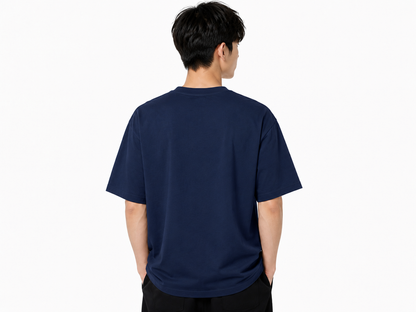 Attitude Men Typography Printed Oversized T-Shirt - Men