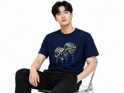 Attitude Men Casual Printed Oversized T-Shirt