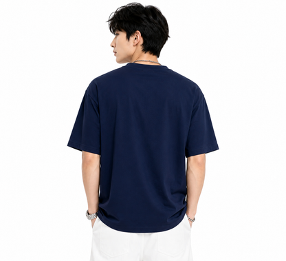 Attitude Men Tiger Warrior Oversized Black Tee | Anime T Shirt | Baggy T Shirt