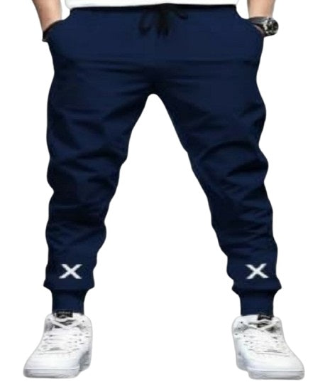 Attitude Men's Regular Fit Printed Lower– Cotton Blend Joggers with Elastic Waistband & Pockets |