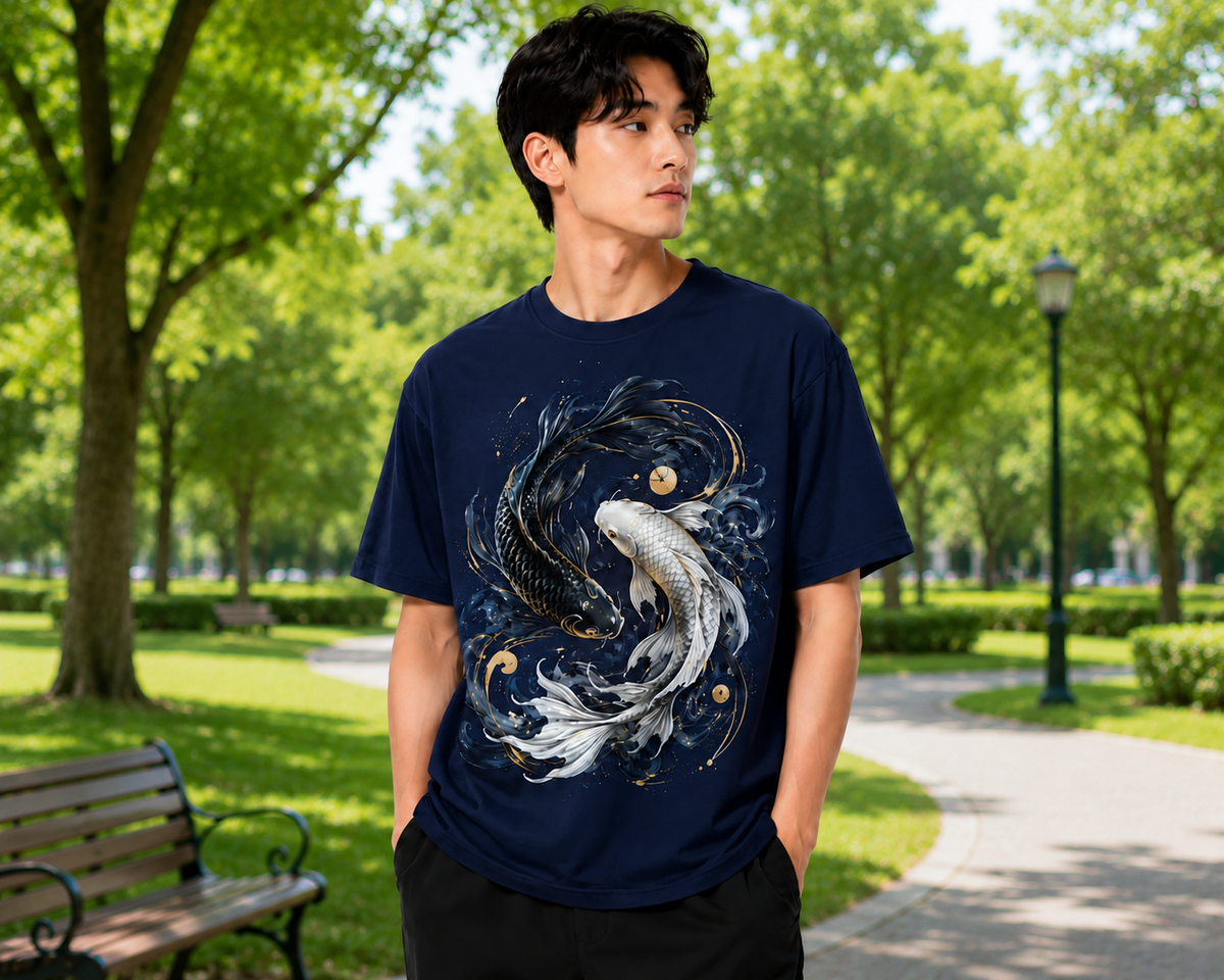 Attitude Fish Oversized T-Shirt