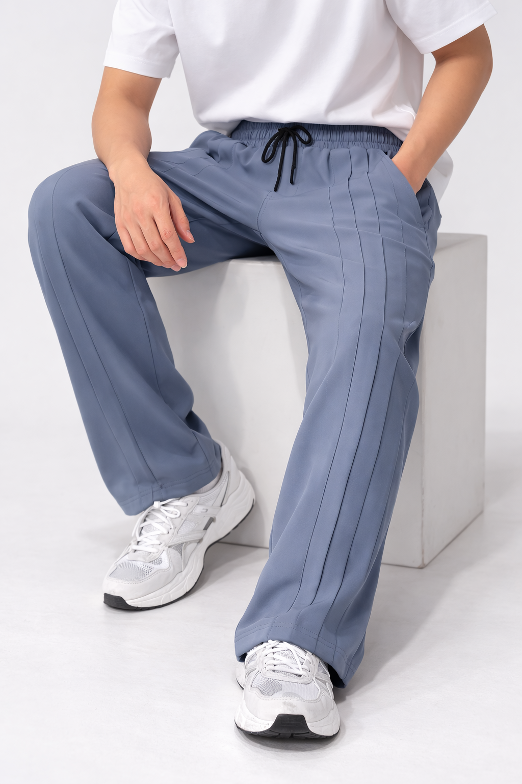 Attitude Start Of Fashion Men’s Pentex Baggy Fit Lower – Regular Fit, Elastic Waistband & Side Pockets