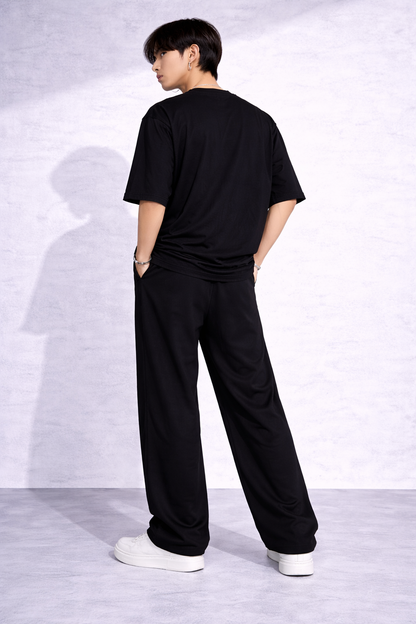 Attitude Start Of Fashion Men’s Black Tribal Print Loose Fit Baggy Pants