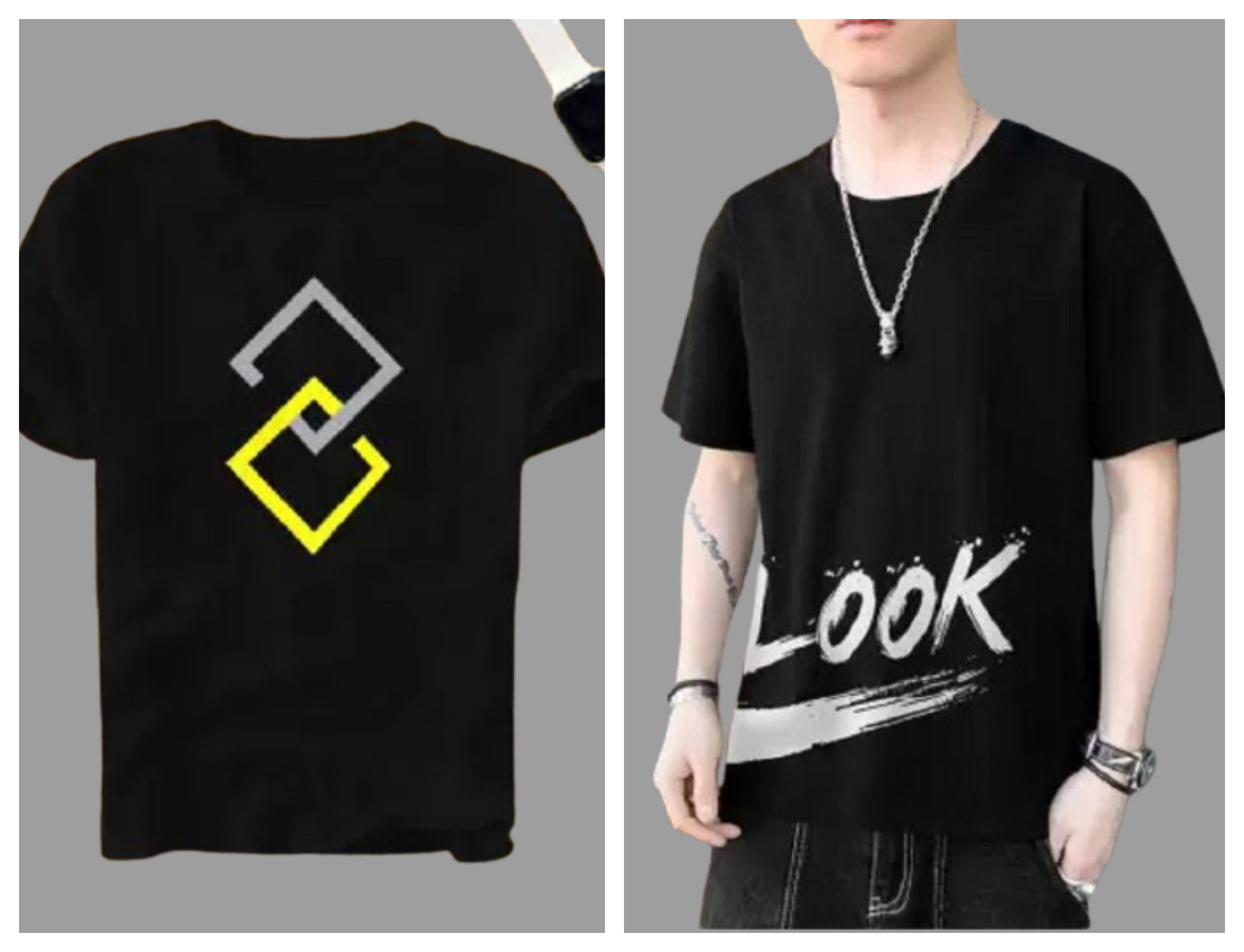 Attitude Combo Printed Half Sleeves T-shirts