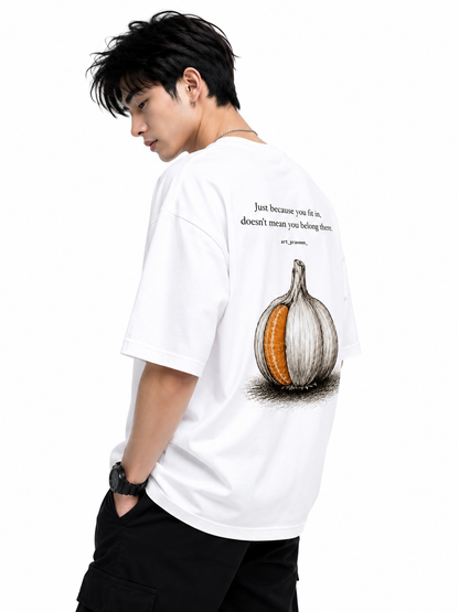 Attitude T-Shirts for Men | Oversized Slogan Printed T-Shirt for Men | 100% Pure Cotton T Shirt