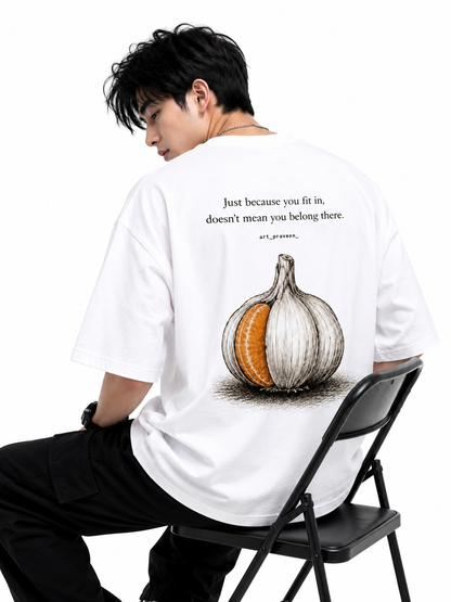 Attitude T-Shirts for Men | Oversized Slogan Printed T-Shirt for Men | 100% Pure Cotton T Shirt