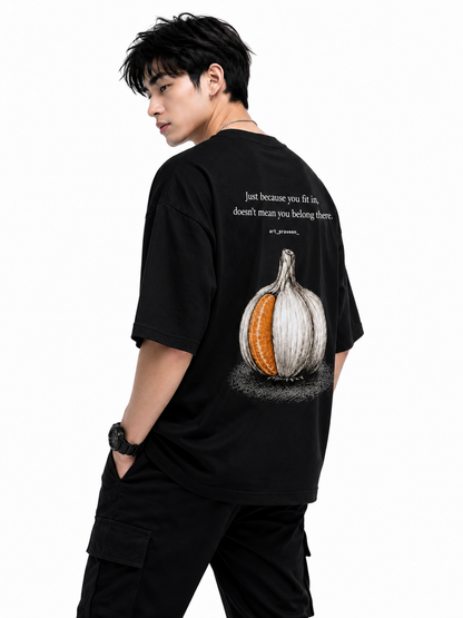 Attitude T-Shirts for Men | Oversized Slogan Printed T-Shirt for Men | 100% Pure Cotton T Shirt