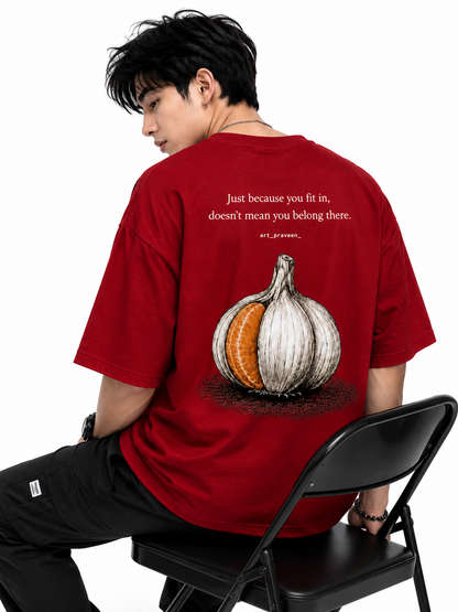 Attitude T-Shirts for Men | Oversized Slogan Printed T-Shirt for Men | 100% Pure Cotton T Shirt