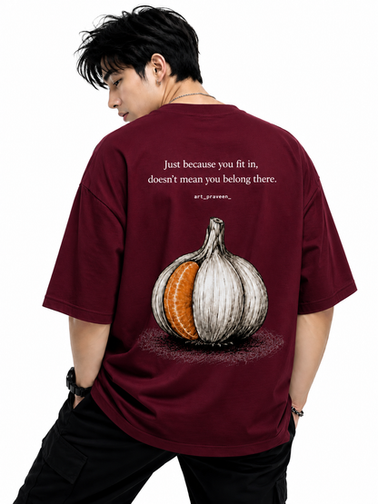 Attitude T-Shirts for Men | Oversized Slogan Printed T-Shirt for Men | 100% Pure Cotton T Shirt