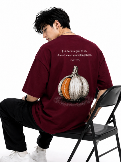 Attitude T-Shirts for Men | Oversized Slogan Printed T-Shirt for Men | 100% Pure Cotton T Shirt