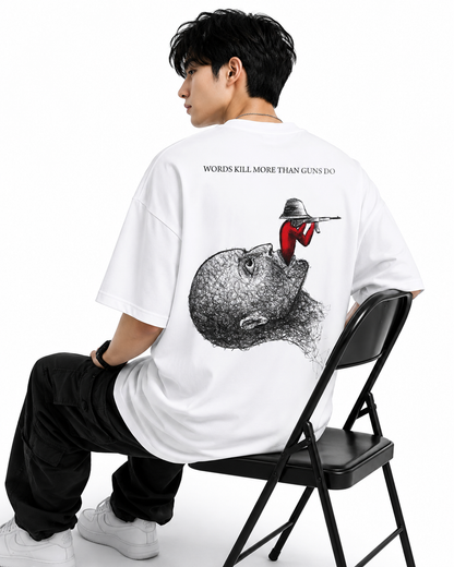 Attitude Men's Slogan Graphic Printed  T-Shirt | Premium Cotton  Casual Round Neck Tee for Men