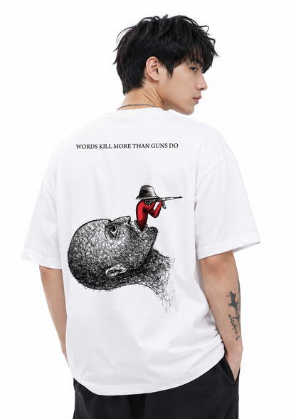 Attitude Men's Slogan Graphic Printed  T-Shirt | Premium Cotton  Casual Round Neck Tee for Men