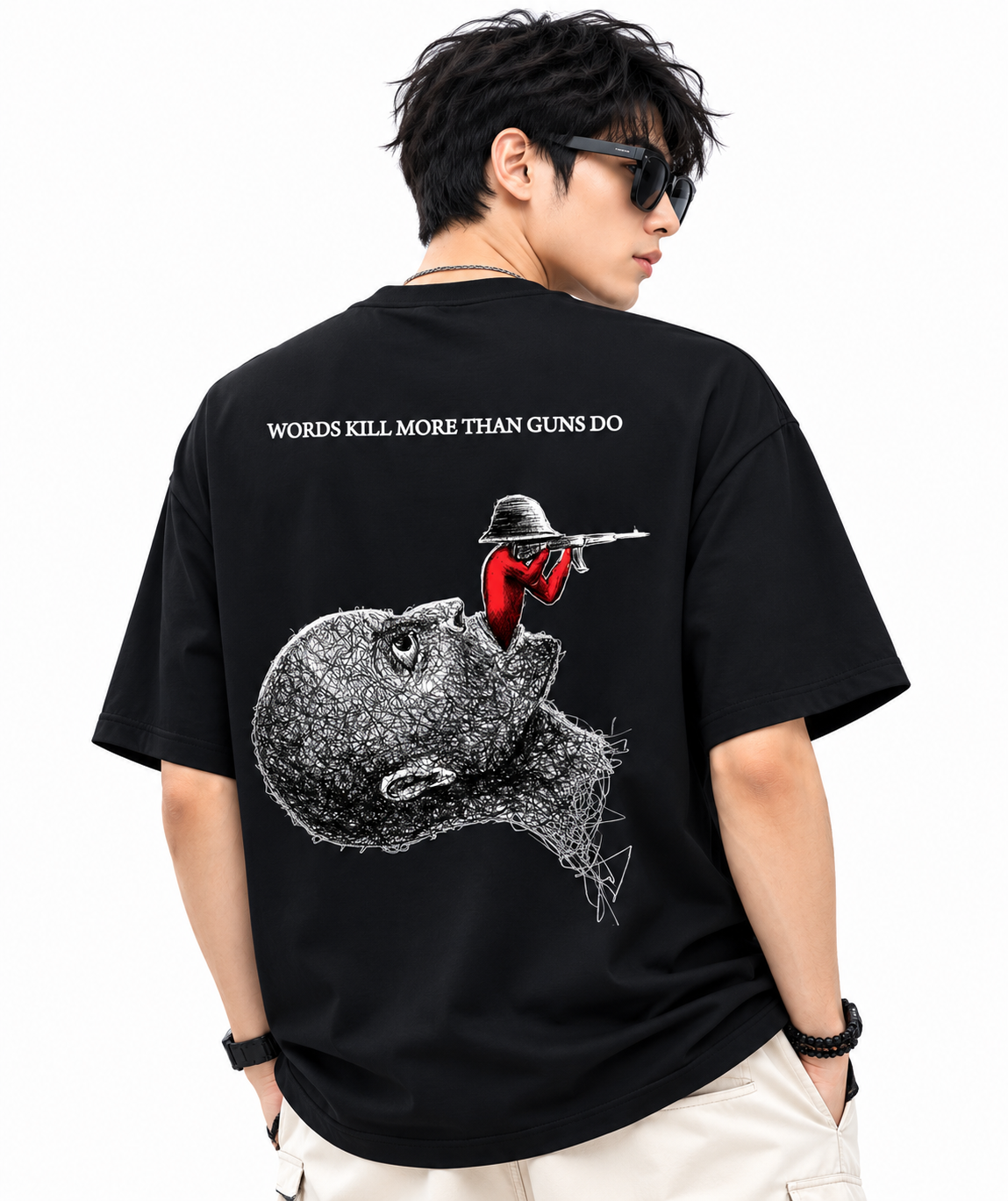 Attitude Men's Slogan Graphic Printed  T-Shirt | Premium Cotton  Casual Round Neck Tee for Men