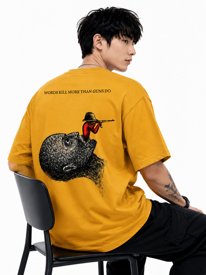 Attitude Men's Slogan Graphic Printed  T-Shirt | Premium Cotton  Casual Round Neck Tee for Men