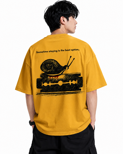 Attitude men slogan Printed Oversized tshirt | Baggy T Shirt