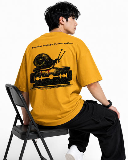 Attitude men slogan Printed Oversized tshirt | Baggy T Shirt