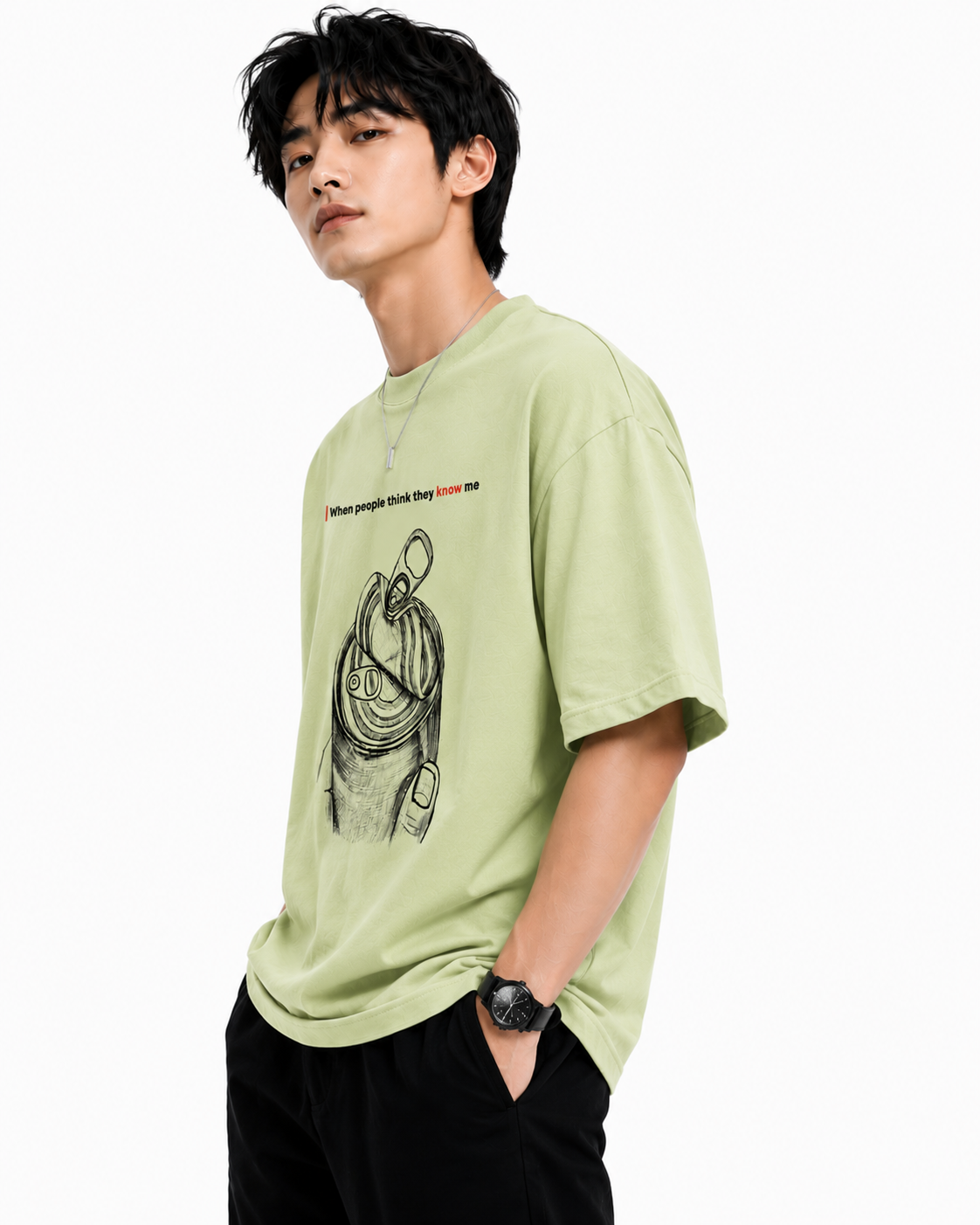 Attitude T-Shirts for Men | Oversized Slogan Printed T-Shirt for Men | Cotton T Shirt For Men