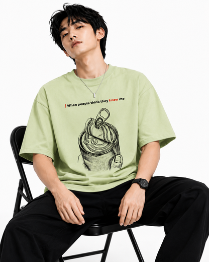 Attitude T-Shirts for Men | Oversized Slogan Printed T-Shirt for Men | Cotton T Shirt For Men
