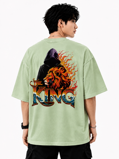 Attitude Men's King Printed T-Shirt | Premium Cotton Casual Round Neck Tee for Men